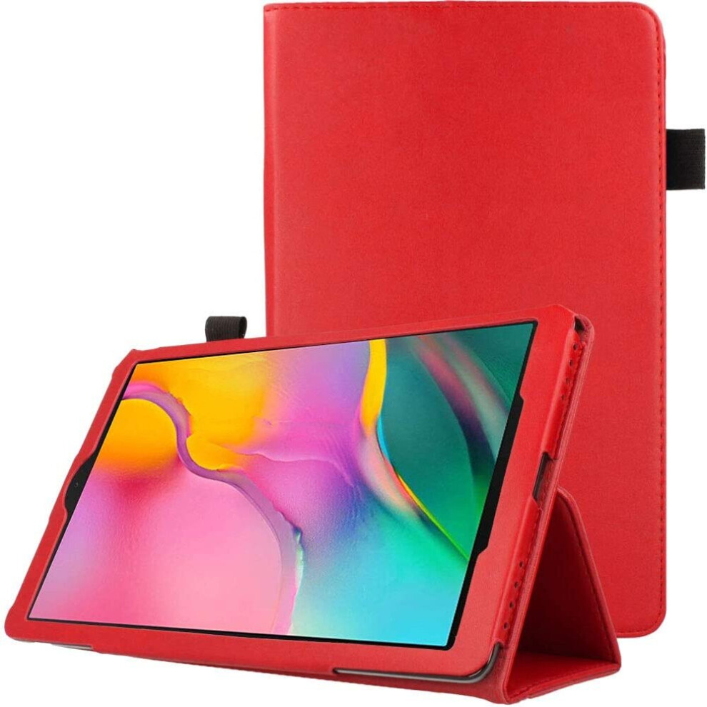 Techgear Leather Case For New Samsung Galaxy Tab A 10.1" 2019 (Sm-T510 / Sm-T515) Premium Pu Leather Slim Folio Stand Case...