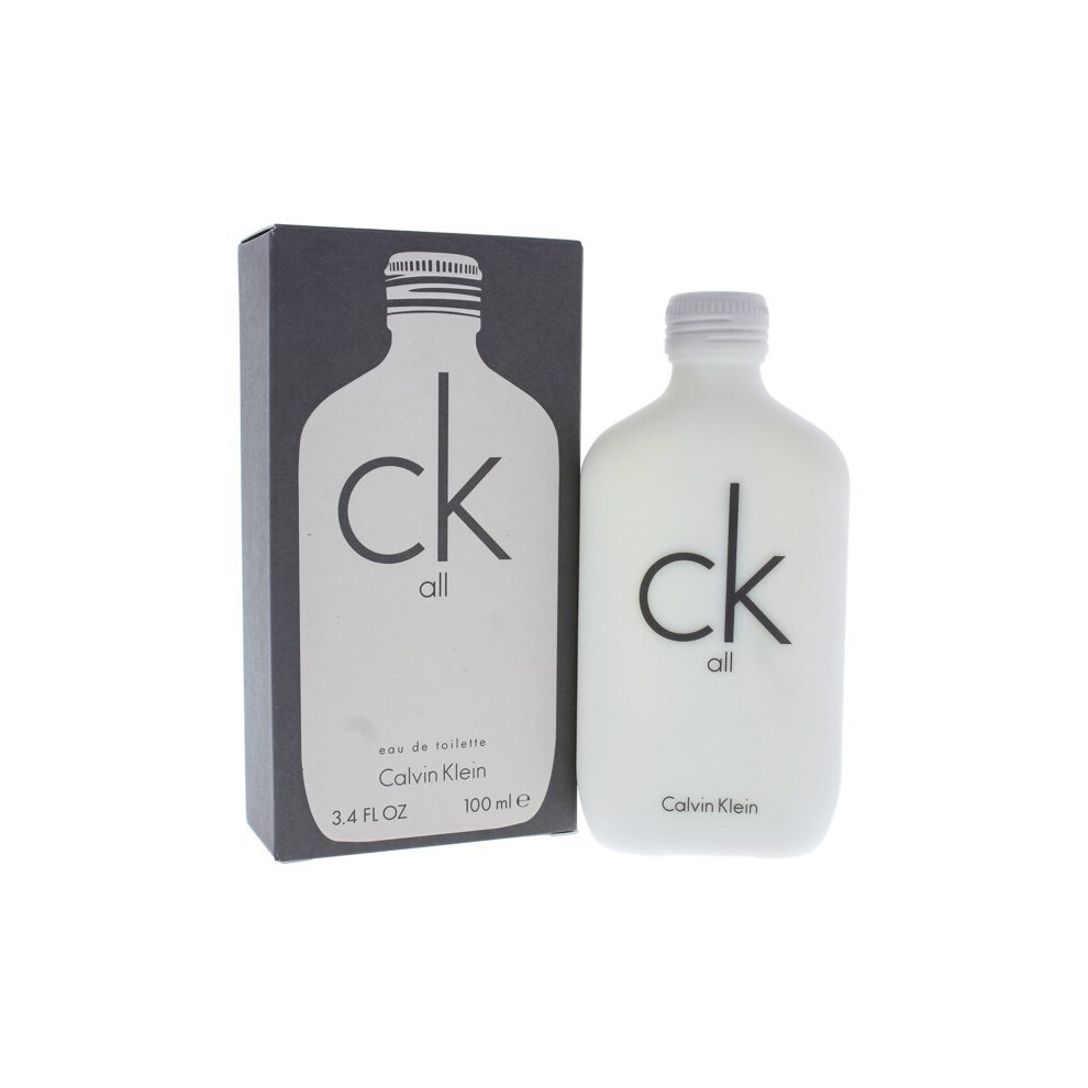 Calvin Klein  CK All Eau de Toilette, Unisex Fragrance,100ml/ 3.4 Oz