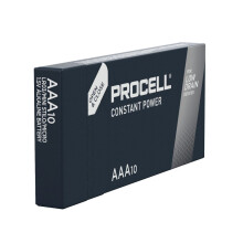 Duracell Procell Constant AAA Battery Pack of 10 5000394149199 DU14919