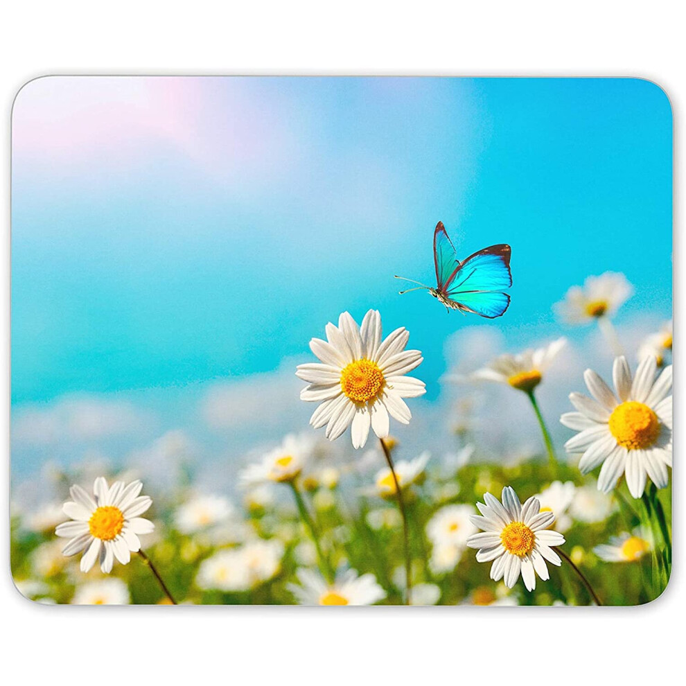 Photos - Other for Computer Butterfly Summer Daisy Flower Mouse Mat Pad - Computer PC Mum Aunt #16971 HJ8U