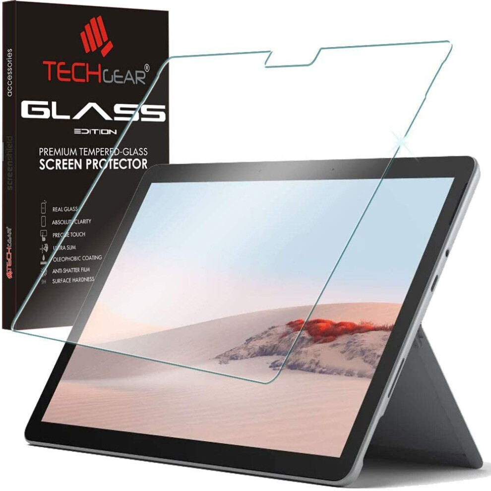 TECHGEAR Anti-Glare Screen Protector Compatible with Microsoft Surface Go 10" - MATTE GLASS Edition Genuine Tempered Glass...