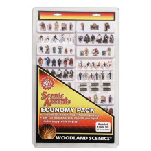 Woodland Scenics WOO2053 HO Figure Economy Set, Assorted