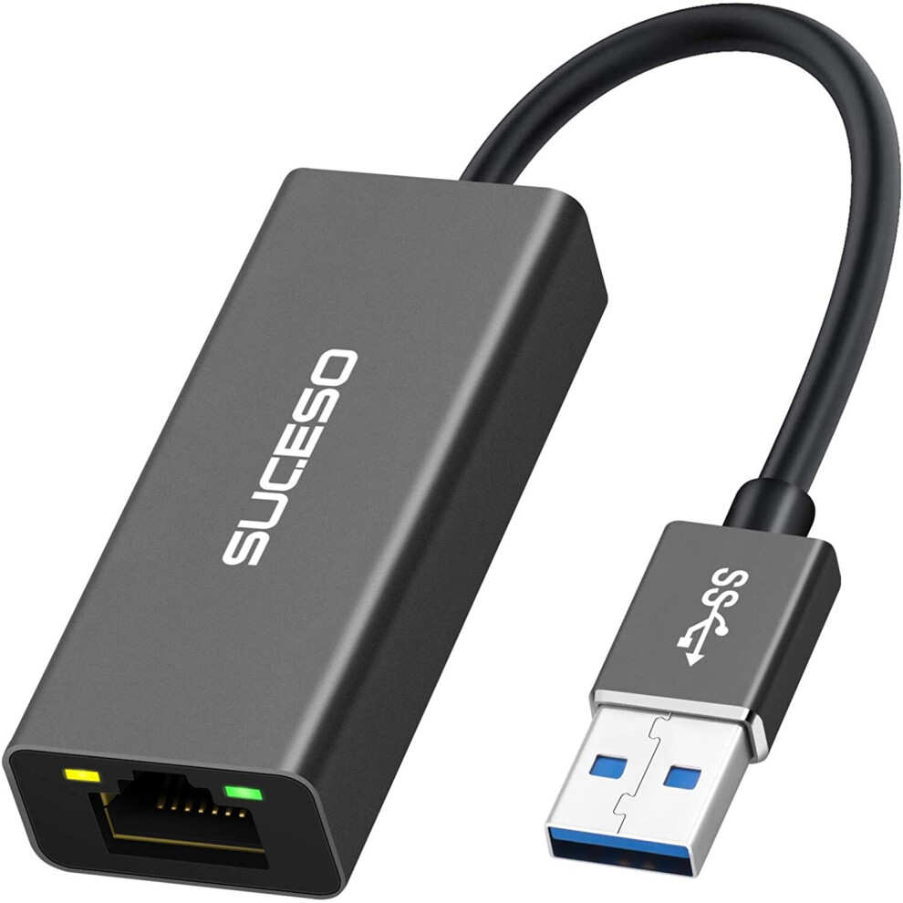Suceso Usb Ethernet Adapter Usb 3.0 To Rj45 1000Mbps Gigabit Lan Network Adapter Gigabit Ethernet Adaptor Compatible With...