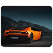 Orange Super Car Mouse Mat Pad - Teen Car Lover Fun Computer #14661