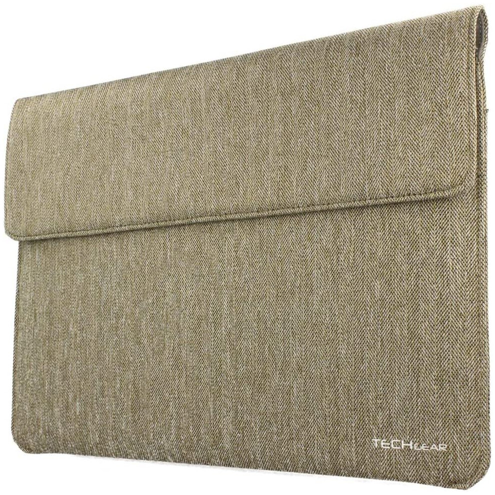 TECHGEAR Ultra Slim [Tweed Effect] Laptop Envelope Sleeve Case Cover with Pocket fits Apple MacBook Air 11 Inch, Macbook 12...