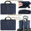 Techgear TECHGEAR Case for 14" - 14.6" Laptops, Portable Multi-function Laptop Case with Adjustable Shoulder Strap, Luggage Strap &... 6