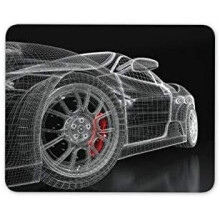 Cool Sports Car Mouse Mat Pad - Brother Dad Uncle Son Fun Gift PC Computer #8758