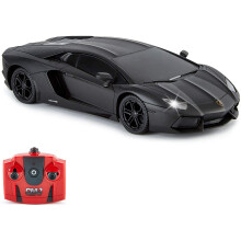 Lamborghini Aventador Official Licensed Remote Control Car with Working Lights, Radio Controlled On Road RC Car 1:24 Scale,...