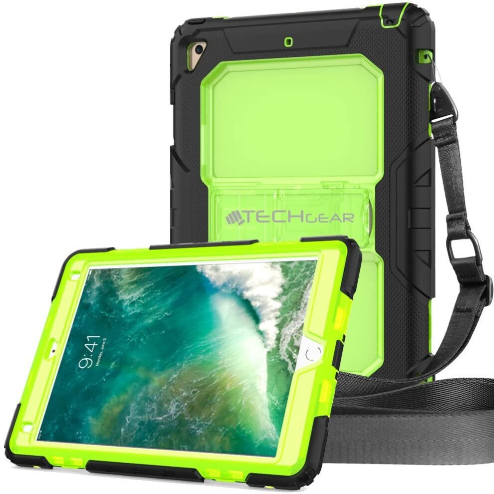 TECHGEAR VANGUARD Case fits New Apple iPad 9.7" 2018/2017 - Tough Rugged HEAVY DUTY Armour ShockProof Long Survival Protective...