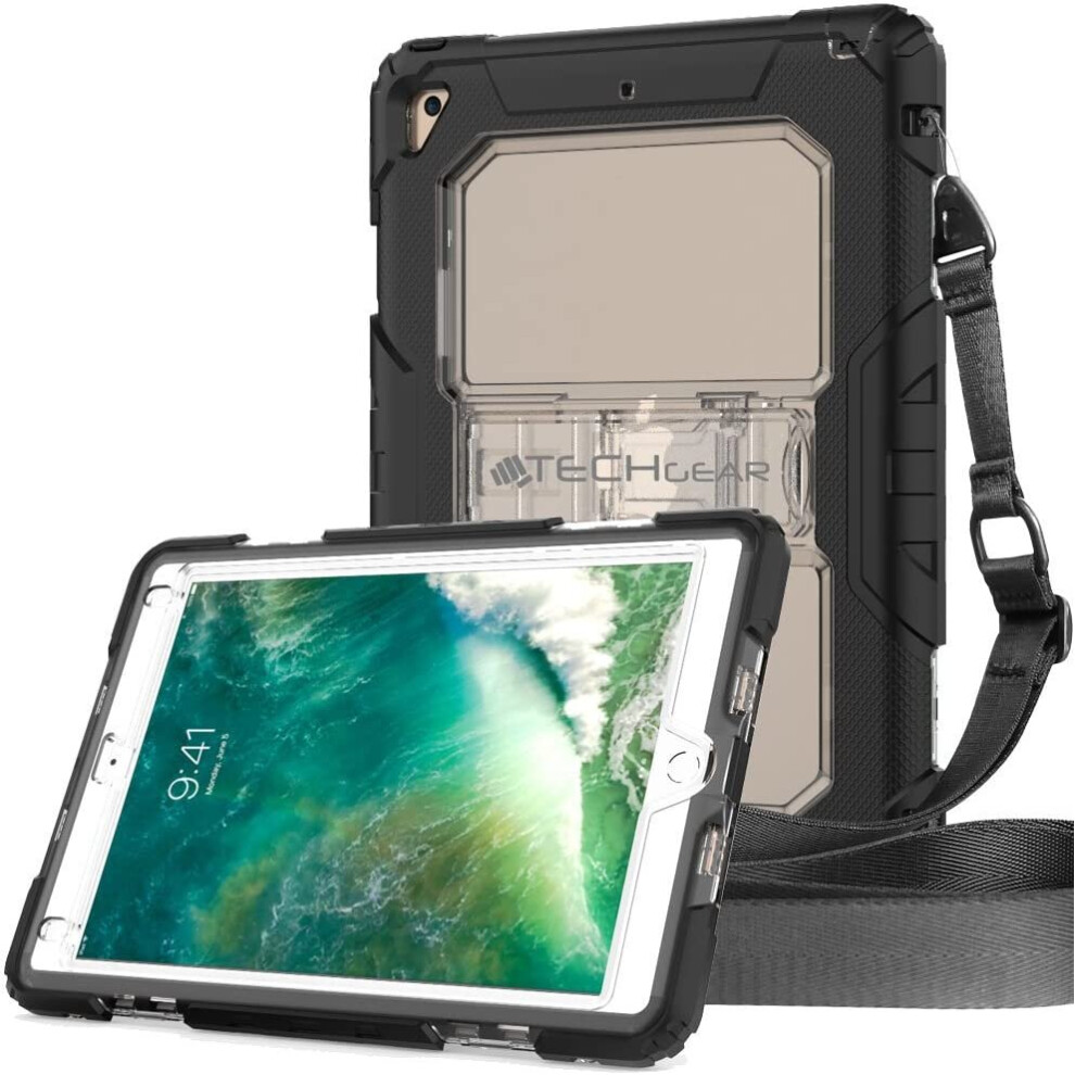 TECHGEAR VANGUARD Case fits New Apple iPad 9.7" 2018/2017 - Tough Rugged HEAVY DUTY Armour ShockProof Long Survival Protective...