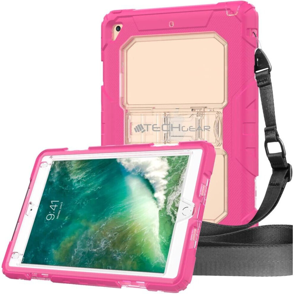 TECHGEAR VANGUARD Case fits New Apple iPad 9.7" 2018/2017 - Tough Rugged HEAVY DUTY Armour ShockProof Long Survival Protective...