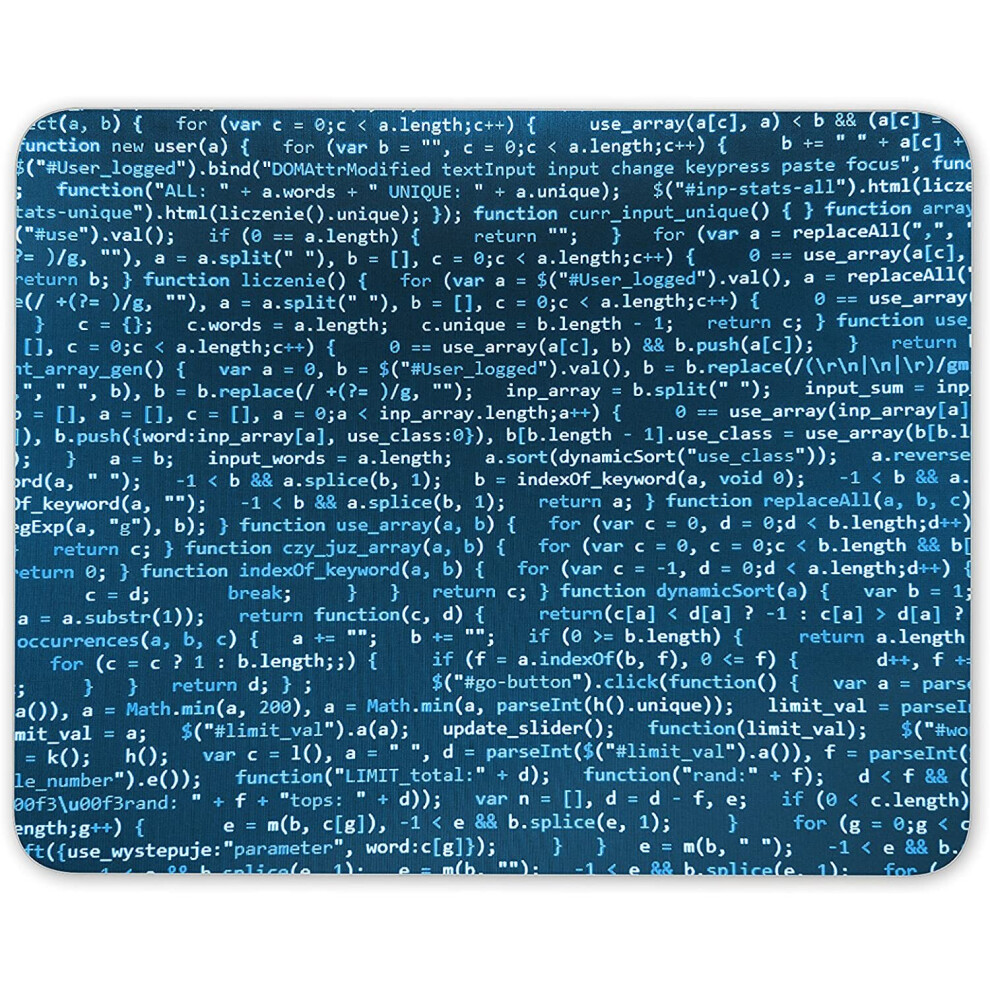 Coding Mouse Mat Pad - Gamer It Geek Coder Gaming Pc Computer #8485 7625901879079