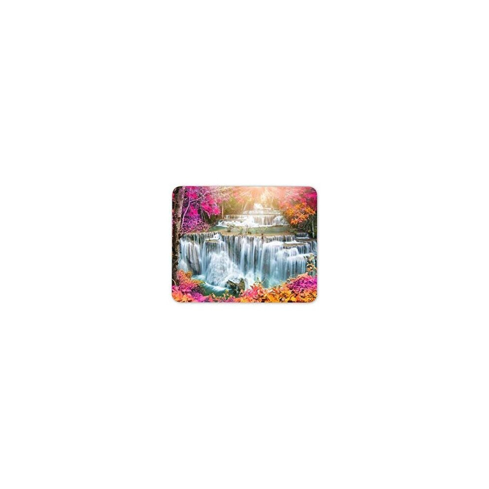 Beautiful Waterfall Mouse Mat Pad - Mum Sister Fun Gift Pc Computer #8471 Pink 7625907275899