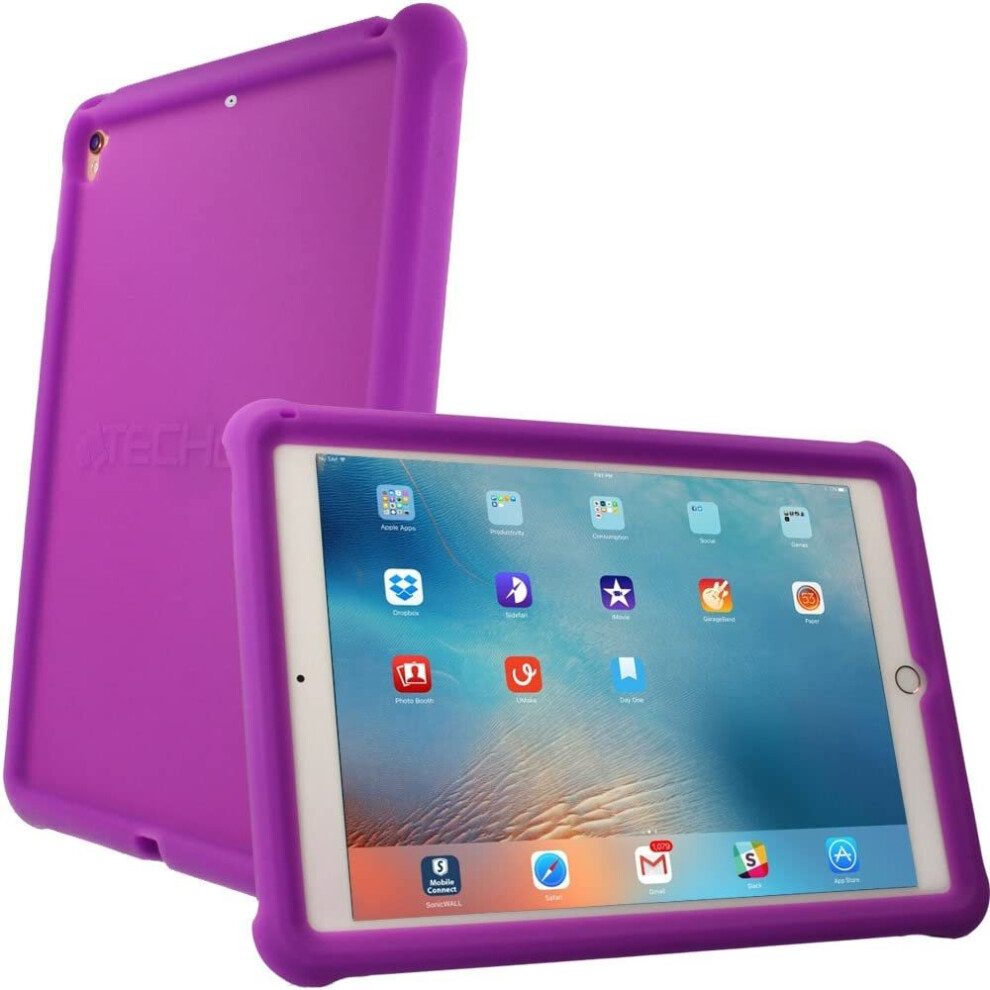 Techgear Bumper Case Fits Apple Ipad Air 3 2019 / 3Rd Gen, Ipad Pro 10.5", Rugged Shockproof Soft Rubber Edge Protective Easy...