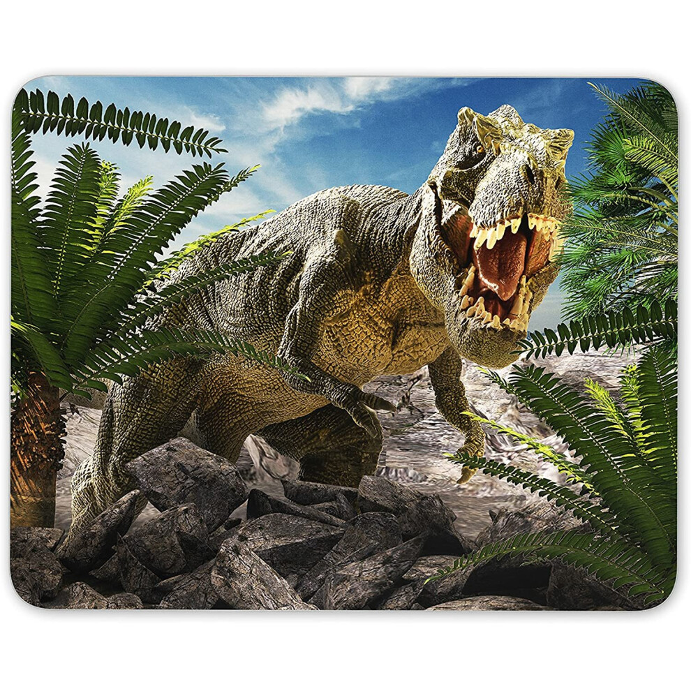 Awesome Tyrannosaurus Rex Mouse Mat Pad - Dinosaur T-Rex Gift Pc Computer #8356 7625898312467