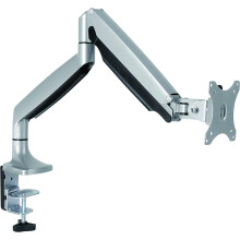 Suporte ajustável LogiLink para monitor de alumínio, aço laminado a frio Tamanho de tela: 13"-32" montável na mesa