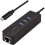 USB-C 3-Port-Hub Gigabit RJ45 4