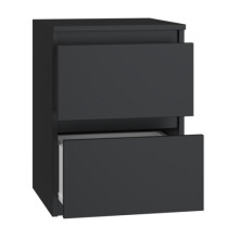 (Large Bedside) MODERN - Black Chest Of Drawers Bedroom Furniture Storage Bedside 2 to 8 Drawers