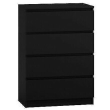 (4 Drawer) MODERN - Black Chest Of Drawers Bedroom Furniture Storage Bedside 2 to 8 Drawers