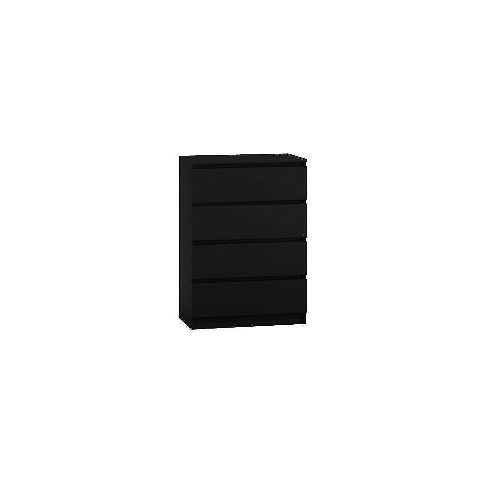 (4 Drawer) MODERN - Black Chest Of Drawers Bedroom Furniture Storage Bedside 2 to 8 Drawers