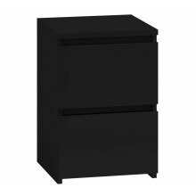 (Small Bedside) MODERN - Black Chest Of Drawers Bedroom Furniture Storage Bedside 2 to 8 Drawers