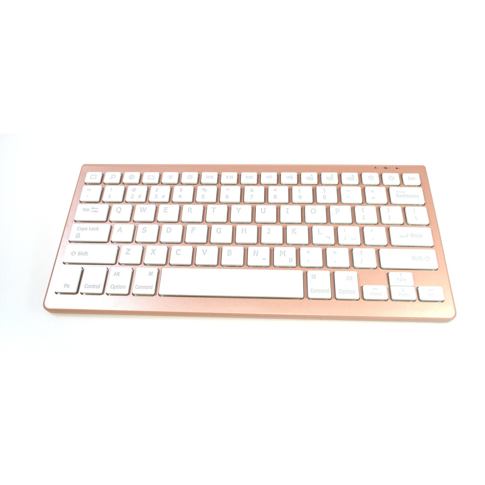 Jelly Comb Wireless Backlit Keyboard Rose Gold X001BO0A4D