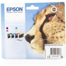 Epson Stylus SX 105 (T0715 / C 13 T 07154010) - original - Inkcartridge multi pack (black, cyan, magenta, yellow)