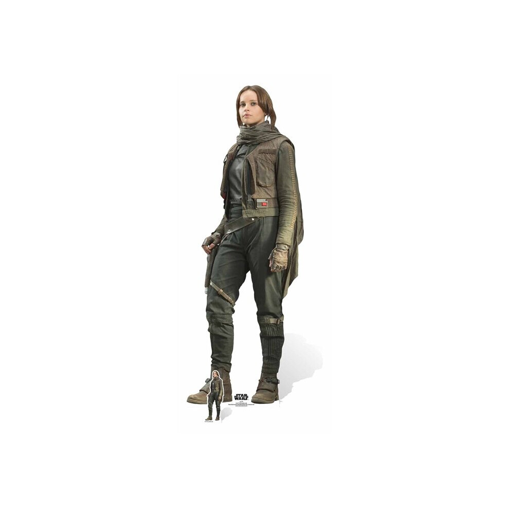 Jyn Erso (Rogue One) Felicity Jones Lifesize + Mini Cardboard Cutout