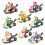 8PCS Super Mario Kart Pull Back Car Luigi Toad Bowser Princess Figure Kids Toy 1