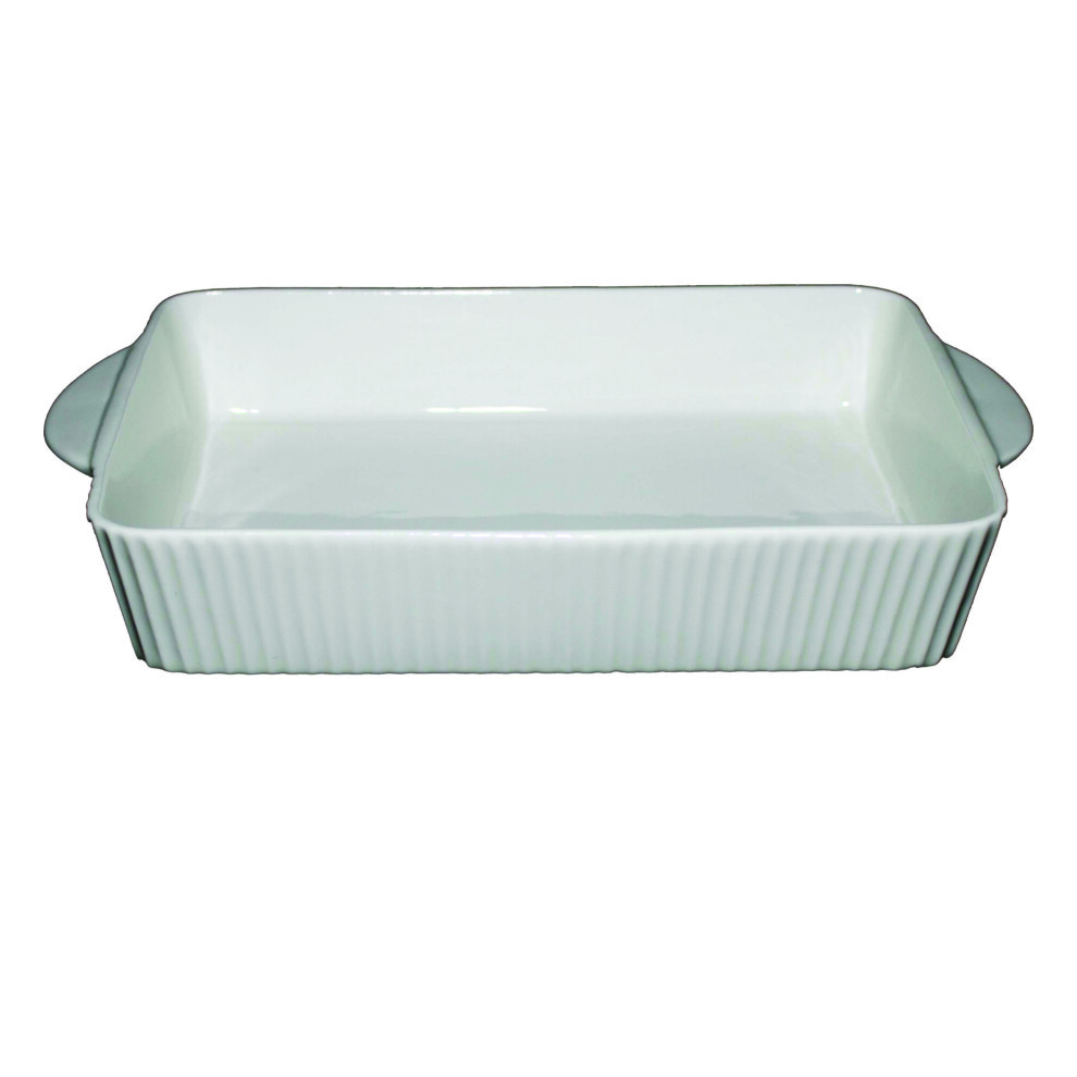 (14 inch) Chelsea Porcelain Rectangular Roasting Baking Dish-image-OPC-P9G5P7M-NEW