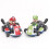 8PCS Super Mario Kart Pull Back Car Luigi Toad Bowser Princess Figure Kids Toy 3