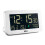 Braun Braun Digital Alarm Clock with Date, Month and Temperature Display, White, BC10W 1