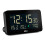 Braun Braun Digital Alarm Clock with Date, Month and Temperature Display, Black, BC10B 1