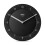 Braun Braun Classic Analogue Wall Clock with Quiet Quartz Movement, 20cm, Black, BC06B 1