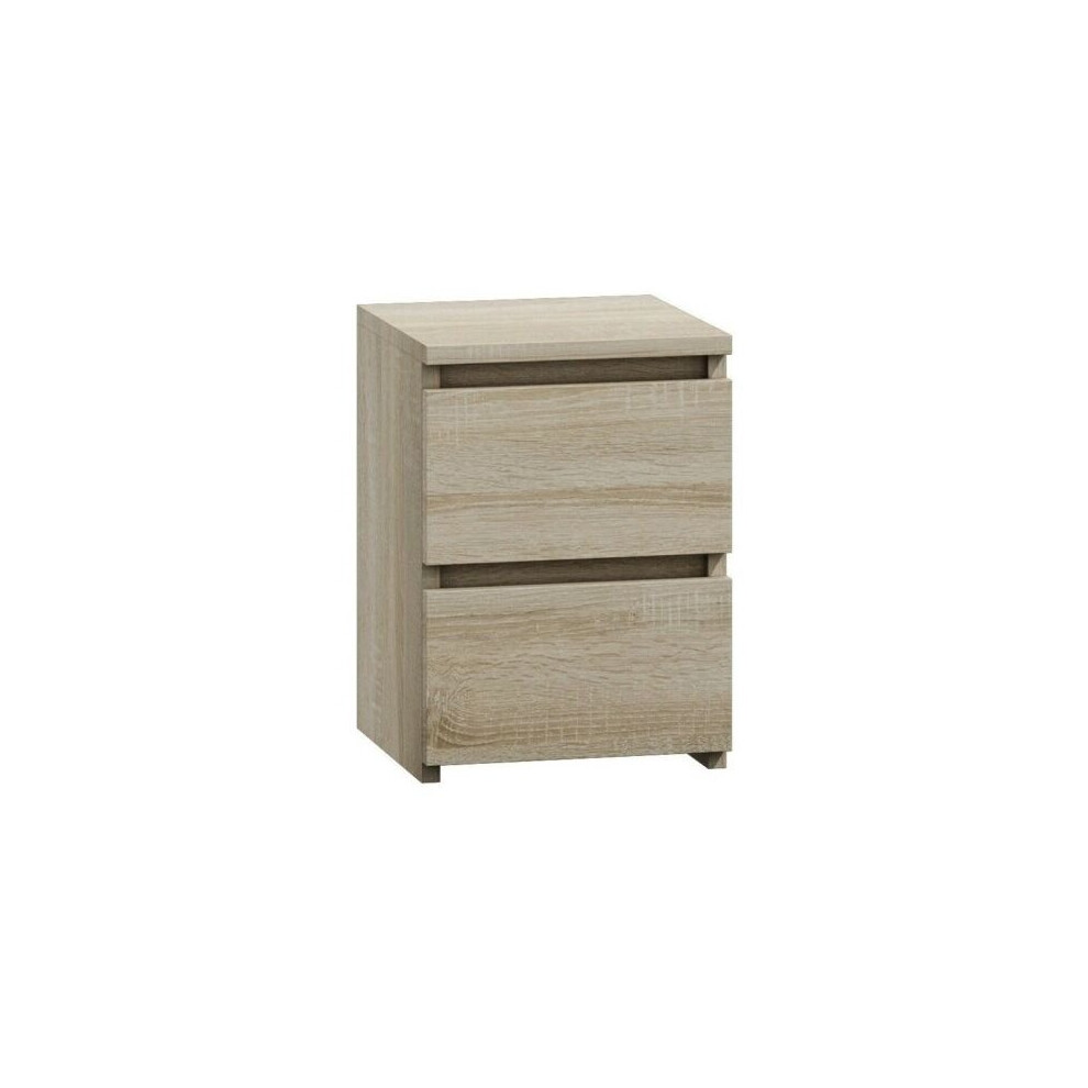 (Small Bedside) MODERN - Sonoma Light Oak Chest Of Drawers