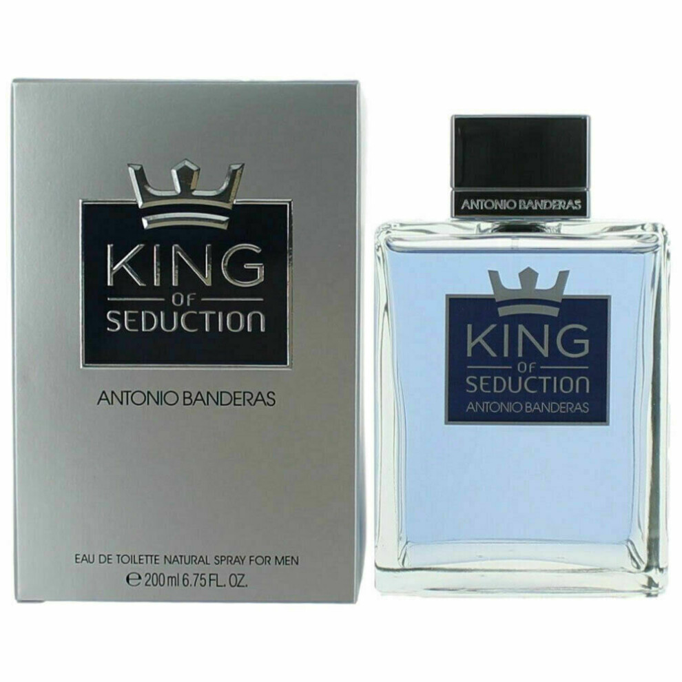 King of Seduction by Antonio Banderas, 6.7 oz EDT Spray for Men Eau De Toilette