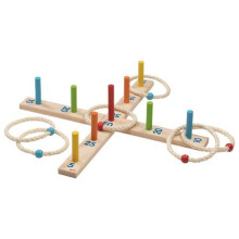 Ringwerpspel met 6 ringen