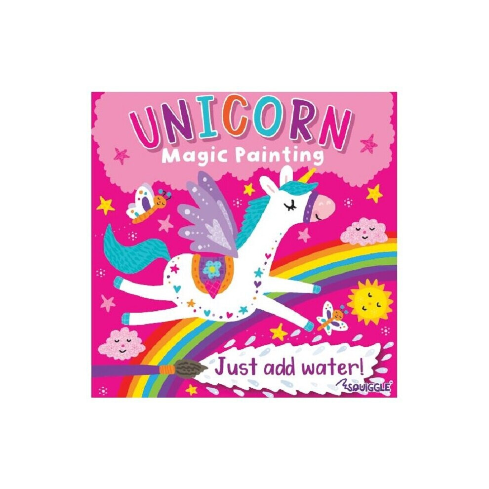 (Unicorn) Children's Magic Painting Colouring Books Create water Art Unicorn Or Dinosaur