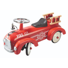 Porteur Voiture de pompiers - GOKI - Rouge - Métal et plastique - A partir de 1 an