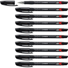 Ballpoint - STABILO Exam Grade Box of 10 Black