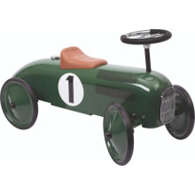 Porteur Voiture Numéro 1 Vert - GOKI - Jouet pour Bébé - Poids jusqu'à 25 kg