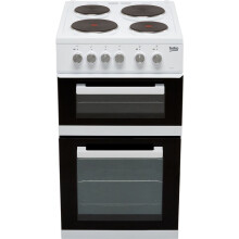 Beko KD531AW 50cm Electric Cooker with Sealed plate hob Hob - White - A Rated