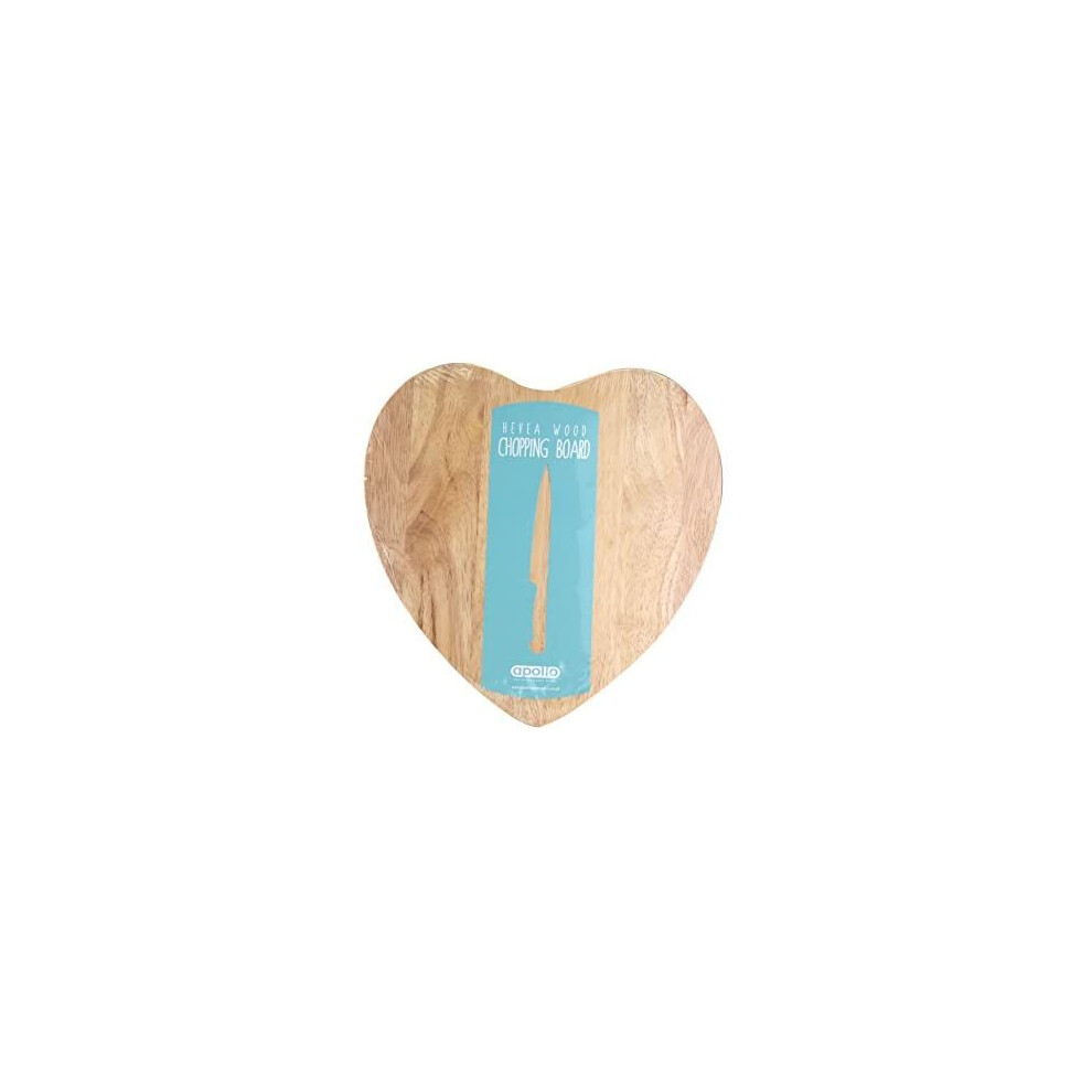 Apollo RB Board Heart 28cm, Wood, Brown, 28 x 28 x 2 cm 4306