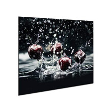 Ceramic Induction Hob Protector Cover 60 cm x 52 cm | Kitchen Wall Splashback | Large Chopping Board | Universal Tempered Glass Panel | Worktop