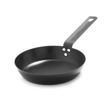 Merten & Storck Carbon Steel 20cm Frying Pan, Black