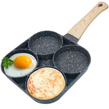 Iaxsee Egg Frying Pan Panke Pancake antiadhesif 4 tasses