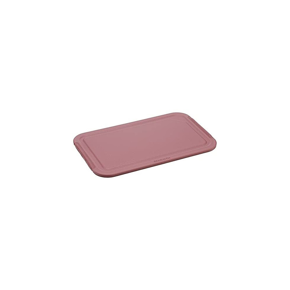 Brabantia Tasty+ Small Chopping Board (Grape ) Non-Slip, Dishwasher Safe Cutting Board With Drainage Groove Red