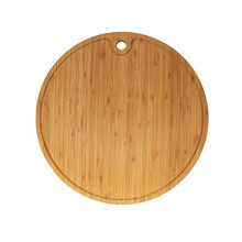 Bamboo Round Cutting Board 15"" Diameter x 0.75"" Thickness - 1 Piece