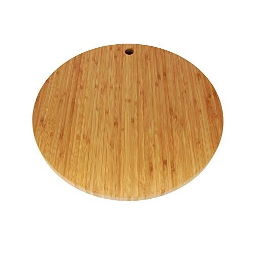 Bamboo Round Cutting Board 15"" Diameter x 0.75"" Thickness - 1 Piece 2