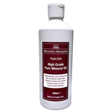 Pure Mineral Oil - Chopping Board Oil - Cutting Board, Worktop, Wood - Slate - Stone - 500ml (Food Safe)